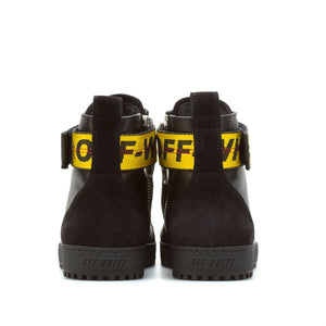 OFF-WHITE High-Top Sneakers Black