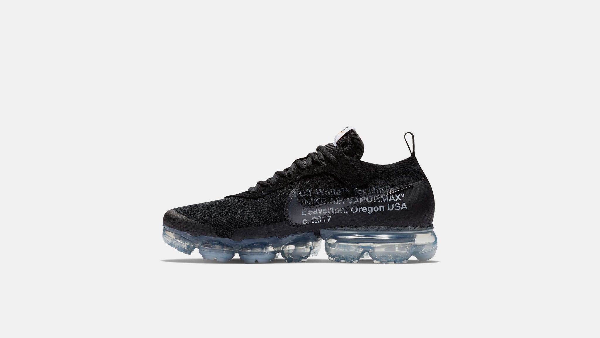 nike air vapormax off white black