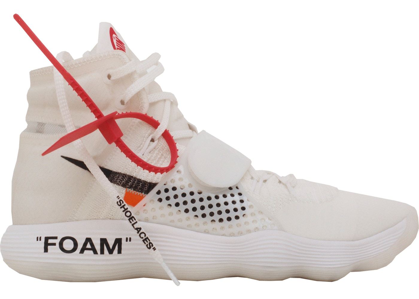Red off white hyperdunks Clearance
