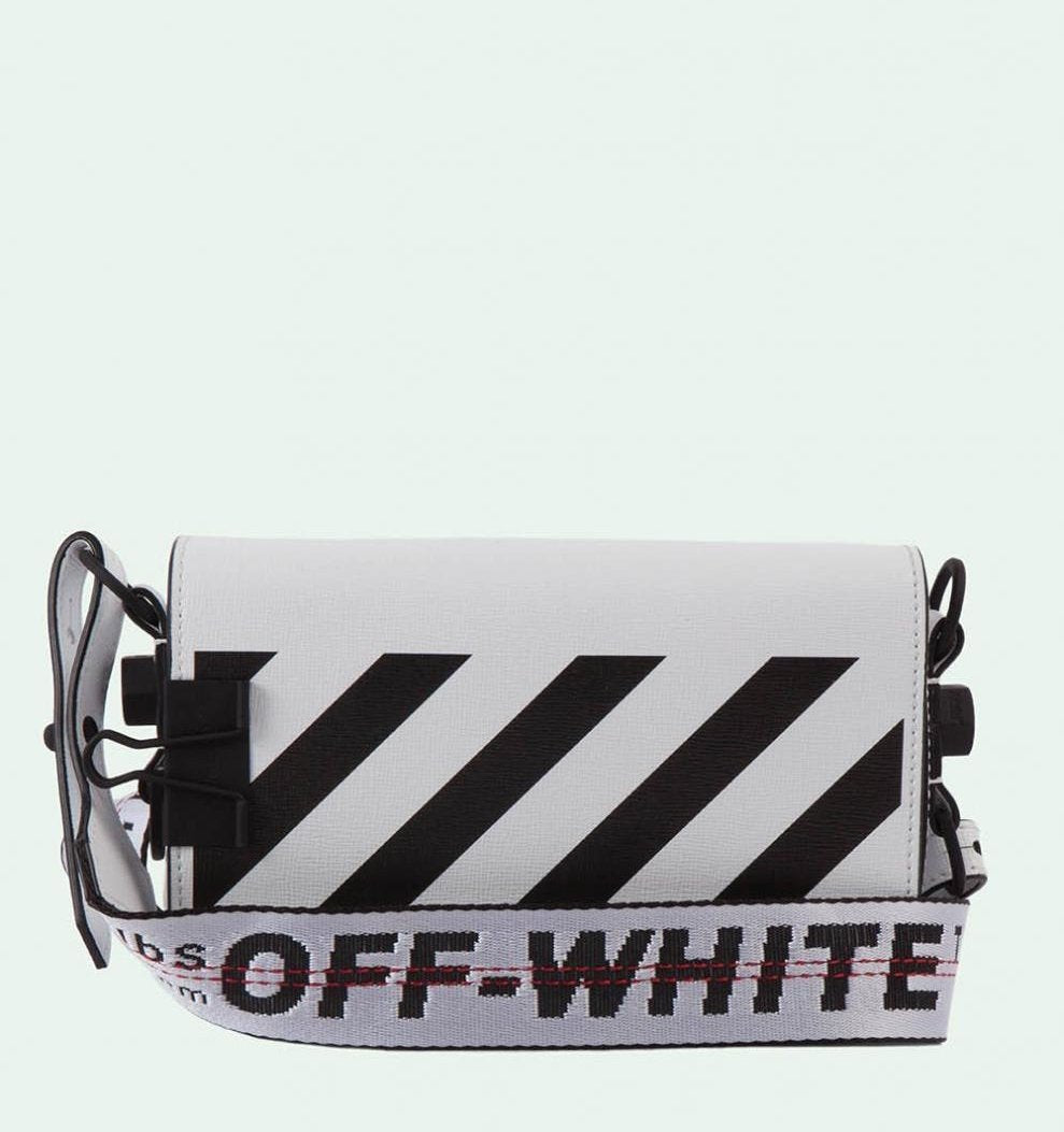 OFF WHITE Mini Diag Binder Clip